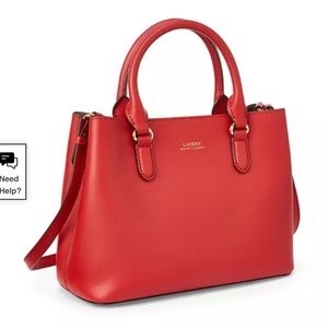 Smooth Leather Marcy II Satchel